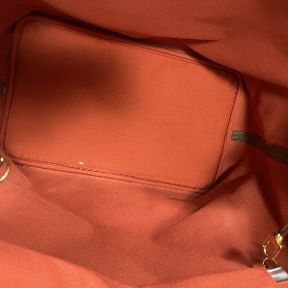 LOUIS VUITTON France 15" Damier Travel Compact Duffle Carryall Cabin Size Bag - Picture 7 of 12